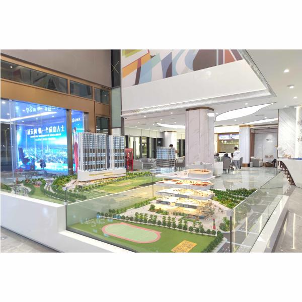 High Rise Building Scale Model 1:100 Architectural Model Display Commercial