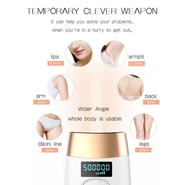 Home Use Portable Laser Hair Removal Machine Permanent Facial Hair Removal