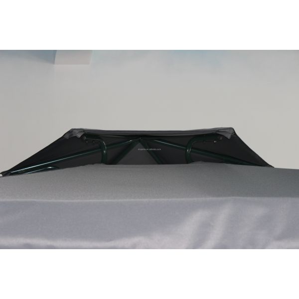 Outdoor Waterproof Garden Canopy Pergola with Customized Colors Hexagonal Double Roof