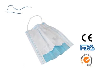 Disposable 3 Ply Face Mask Adjustable Ear Loop Non-woven Surgical Face Masks Blue