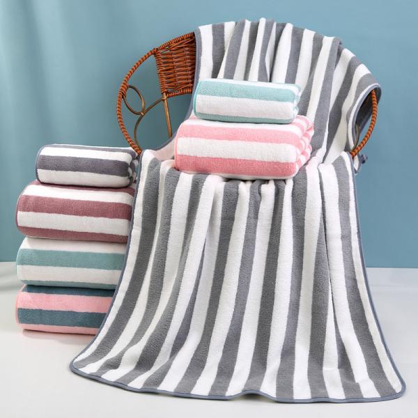 Adult 100% Cotton Thickened Coral Velvet Beach Towel for Home and Age Group