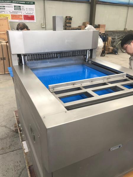 Eight Roller Meat Slicing Machine For High Speed Frozen And Fresh Meat Processing