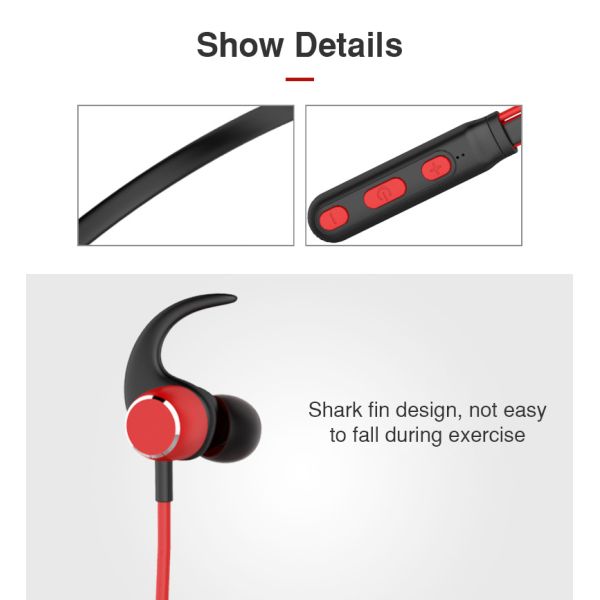 Bluetooth Earphone Headphone Sport Wireless Headphones IPX5 Waterproof Wireless Earphones Headset with mic for Phone