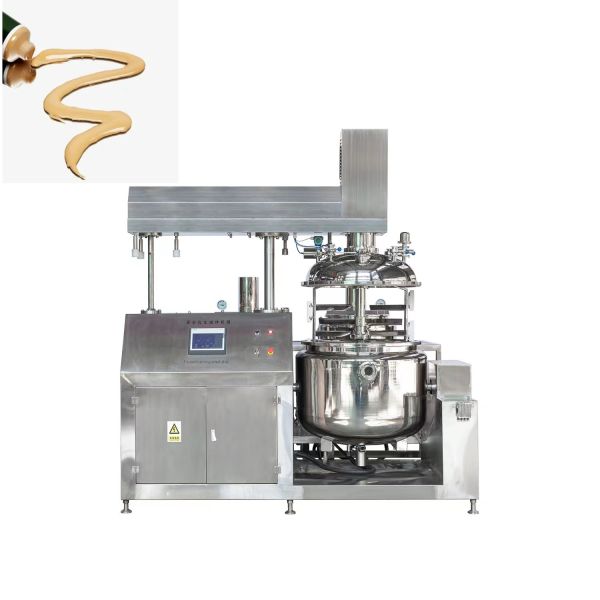 1000L High Capacity Cream Making Machine Vacuum Homogenizing Emulsifier Gel Mixing Machine