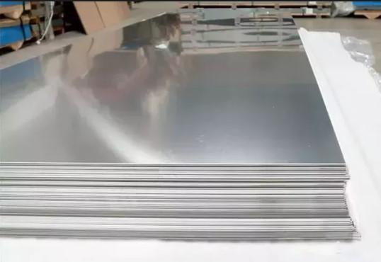 3003 5052 6061 Aluminum Sheet , Mirror Finish Aluminium Sheet Silver Color