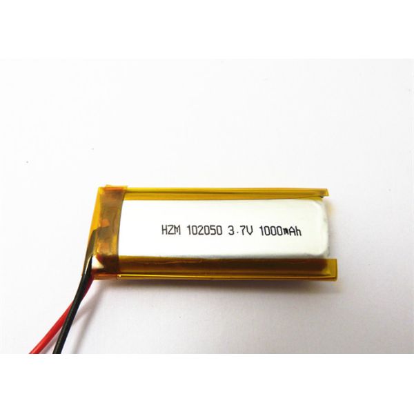 1000mah 3.7 V Rechargeable Lithium Polymer Battery For Electric Car 102050