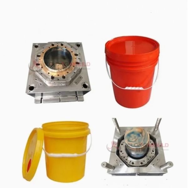 4L 10L 20L Round Plastic Pail Mould PP Paint Bucket Injection Mould