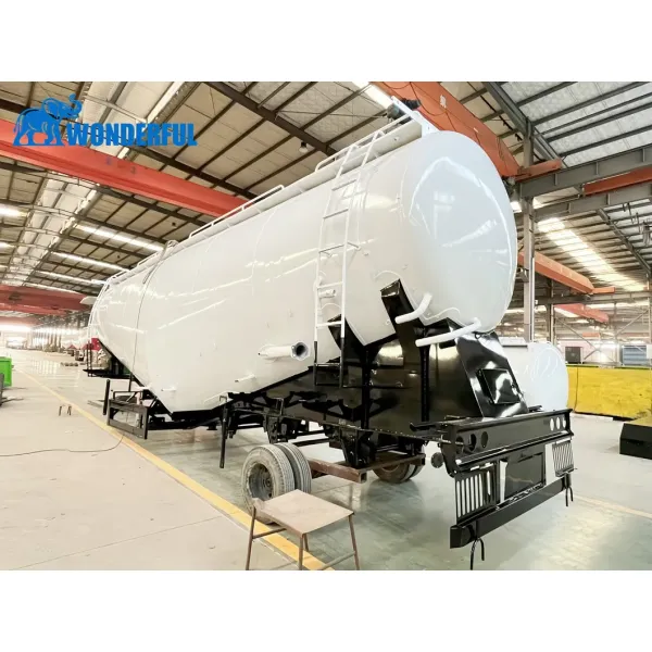 3 4 Axles Aluminum Alloy Stainless T700 Q345 AG700 Carbon Steel Dry One Silo Fly Ash Powder Bulk Cement V Type Tank Tanker Transport Truck Semi Trailer