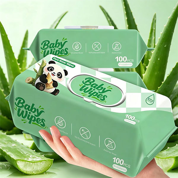Baby Wipes 100pcs/Bag | Ultra-Soft Gentle Cleansing for Newborn & Sensitive Skin