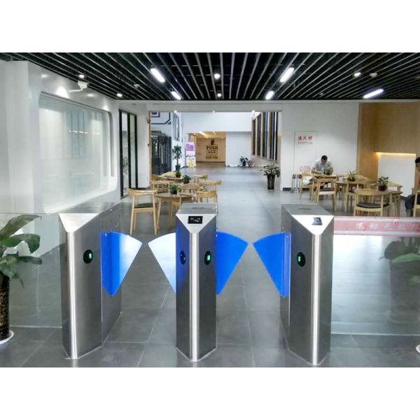 Fast Passage Flap Barrier Gate 30-40persons/min For Airport Access Control
