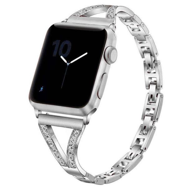 Apple Huawei  Watch Strap Herringbone Diamond Metal