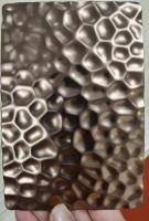 Plaque d'acier inoxydable décorative imprimée en nid de miel durable