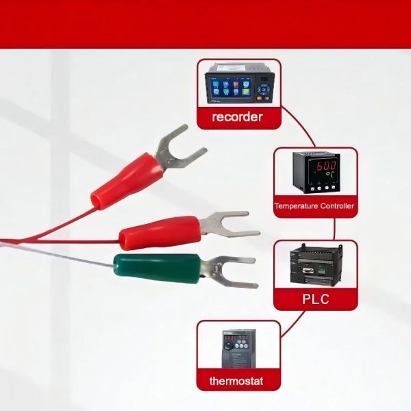 Factory customized PT100 temperature sensor, industrial temperature probe, high-precision and high-temperature resistant PT1000 platinum resistor