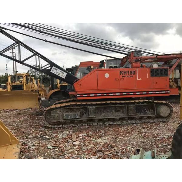 Hitachi KH180-3 Grue à rampe utilisée lourde 50 tonnes Grue à rampe japonaise