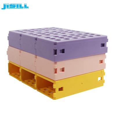 Cremalheira plástica amigável do tubo do Pcr dos blocos de gelo do refrigerador de Eco para a medicina