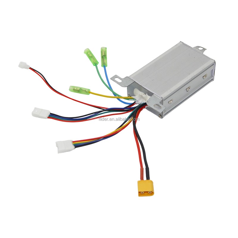 36V 1A Electric Scooter Controller with Aluminum Alloy Housing Motor Driver Board Replacement Part