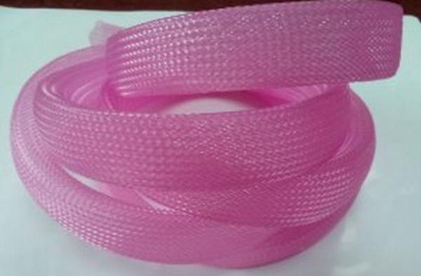 Cabo trançado expansível do animal de estimação do UL ROHS Flexo que Sleeving para o chicote de fios de proteção