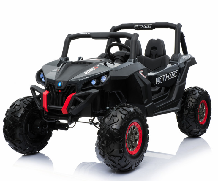 Езжайте на игрушечном стиле 2 места Большие электрические автомобили UTV для детей Игрушка с пультом 12В