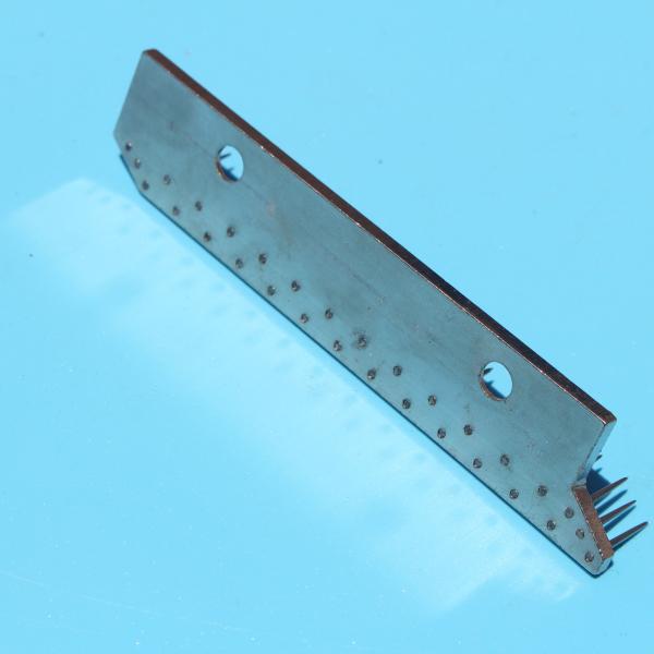 Santex Stenter Machine Parts Needle Plate Pin Bar Copper Plate Nickel Plating 96mm Center Distance