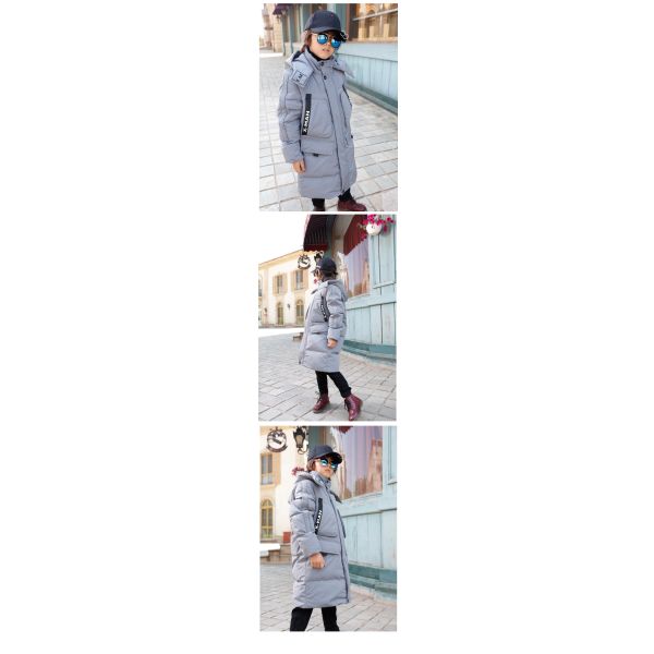 Bilemi Handsome Boy Duck Down Warm Coat 80% Winter Jacket Kids Parka  for Teenagers