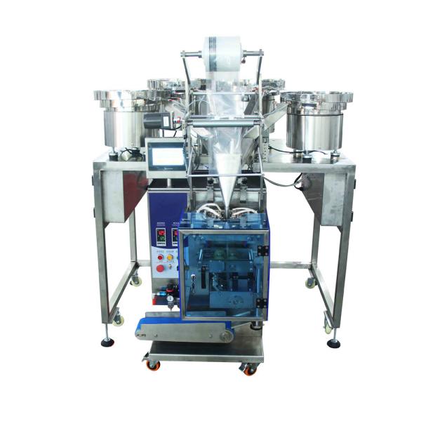 Four Vibrator Bowl  Automatic Small Plastic Bags Medicine Tablet Packing Machine