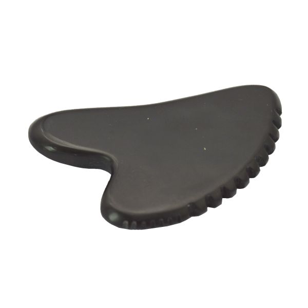 Heart Shape Bian Stone Jade Guasha Stone Gua Sha Tools with Timing Control Function and 78*54*5mm Measurement