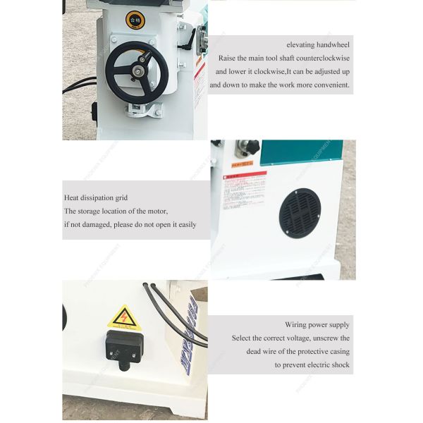 MX5115 Vertical High Speed Woodworking Milling Router Machine for Easy Wood Milling