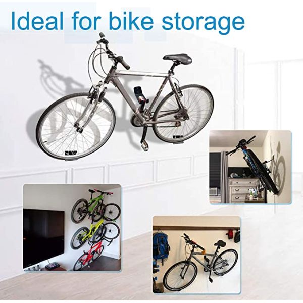 Wall Mounted Indoors and Outdoors Bike Storage Brackets with Single-side Structure