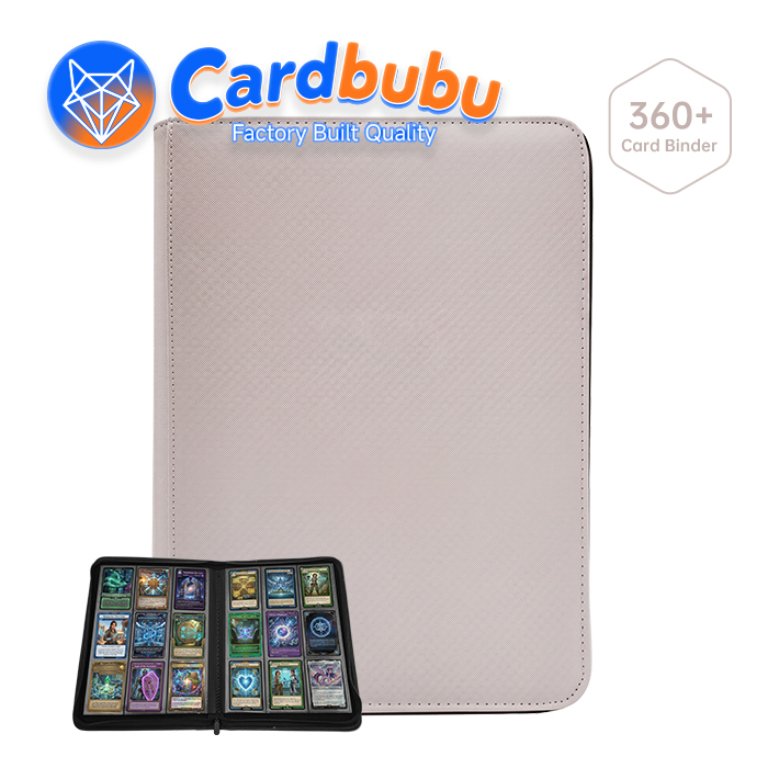 OEM Custom 360 Card Binder Factory for Game Companies Bulk Orders MTG factory
