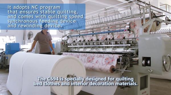 Multi Needle High Speed Quilting Machine, 380v Voltage and 3.5kw Power