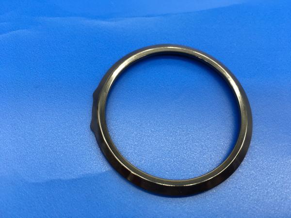 Polished Zirconia Ceramic Ring , Ceramic Black Ceramic Ring For Watch Bezel