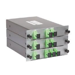 CEx-WDMs GPON/vídeo de 10G-PON/NG-PON2/RF/OTDR com diversos Multiplexers da divisão do comprimento de onda dos sistemas de comunicação
