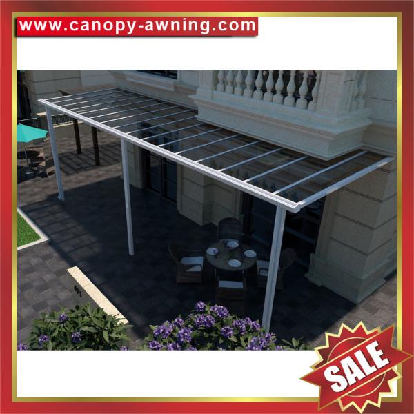 outdoor house backyard patio terrace balcony porch aluminum polycarbonate awning shelter canopy for sales