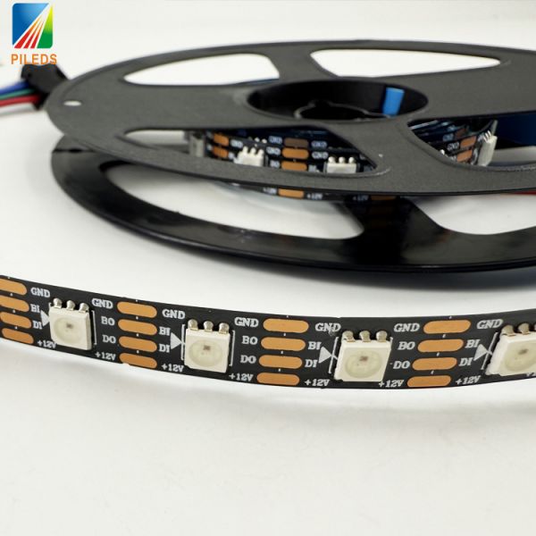 WS2815 Smart Strip Lights 60 Addressable RGB Pixels Per Meter DC12V Digital 5050 RGB LED Strip Built-In IC for Landscape