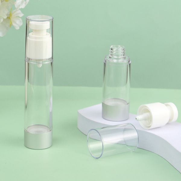 1oz 2oz 3oz 4oz 80ml 100ml 120ml Refillable Airless Lotion Pump Bottle featuring Customized Colors and Frosted Finish