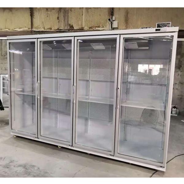 Refrigerador ereto da bebida da porta de vidro comercial da barra 2500L 4