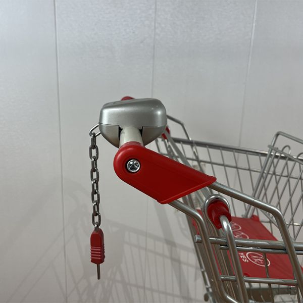 100L European Style Hand Folding Shopping Trolley/Cart with Children Seats