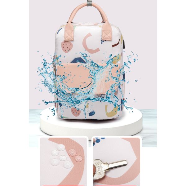 New Print Multi-function Baby Care Backpacks Waterproof Mommy Outdoor Travel Diaper Bags Large Capacity Mom Maternity Mochila