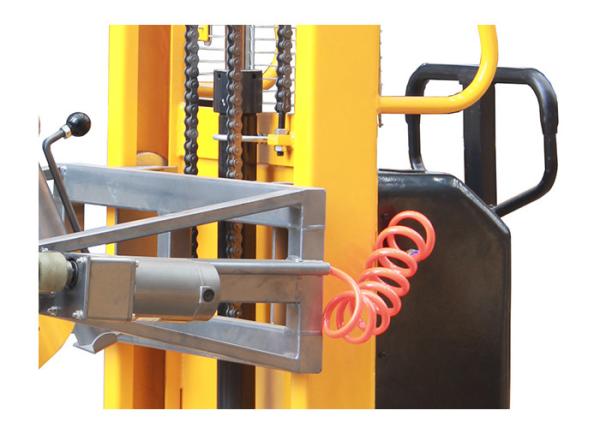 YL520 Semi Electric Hydraulic Drum Dumper With Maintenance Free Battery Loading Capacity 520Kg Lift Height 1600mm
