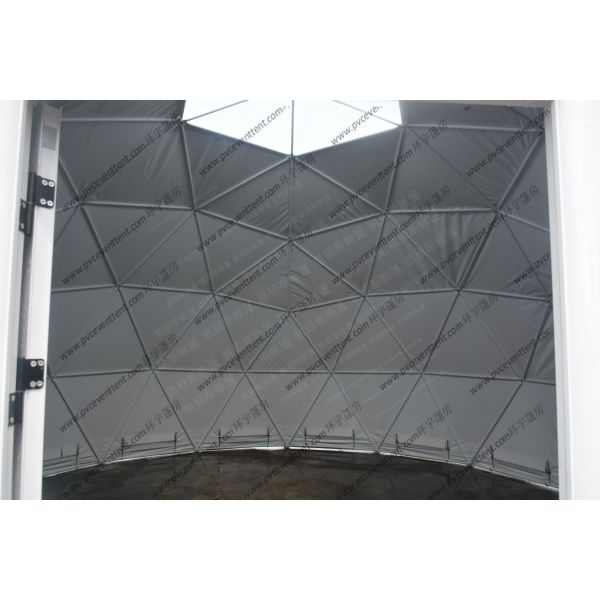 Steel Circle Tube Outdoor Dome Tent Half Sphere Diamater 30m For Celebration