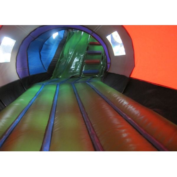 Smooth Funny Inflatable Obstacle Courses High Durability 14 X 1.8 X 3.3m Customized