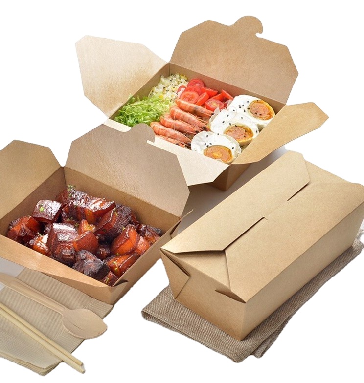 Takeout повторно использованная складывая бумага принимает прочь коробке устранимое 24oz