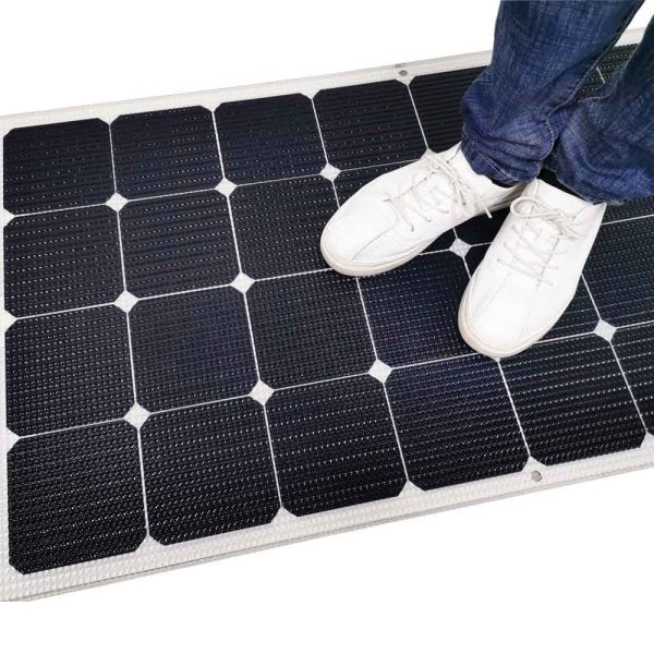 IBC 100w Panel solar transitable Antideslizante Paneles solares flexibles para barcos RV yate AHONY fabricante de energía solar mayorista