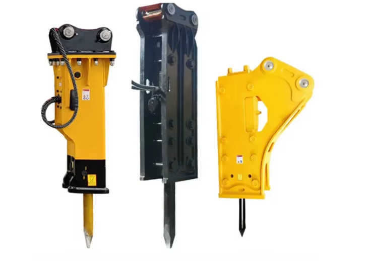 Heavy-Duty Hydraulic Break Hammer Powerful Demolition Tool for 0.5-10T Excavators Mini Construction Machinery