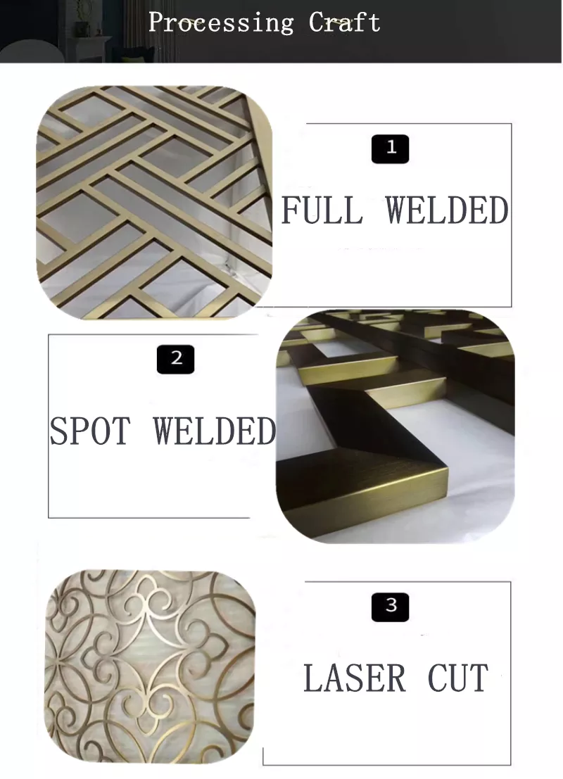 jinhengsteel Stainless Steel  Divider 304 Metal Screen Partition