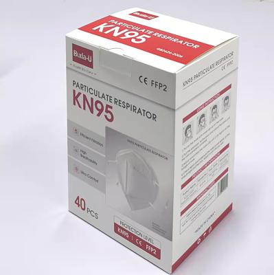 Máscara protetora de FDA EUA KN95 para a dobradura 40pcs/Box protetor da prevenção de COVID