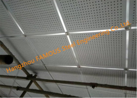 Пефорированный 8mm приостанавливанный потолок доски гипса, потолок доски гипса 9mm акустический