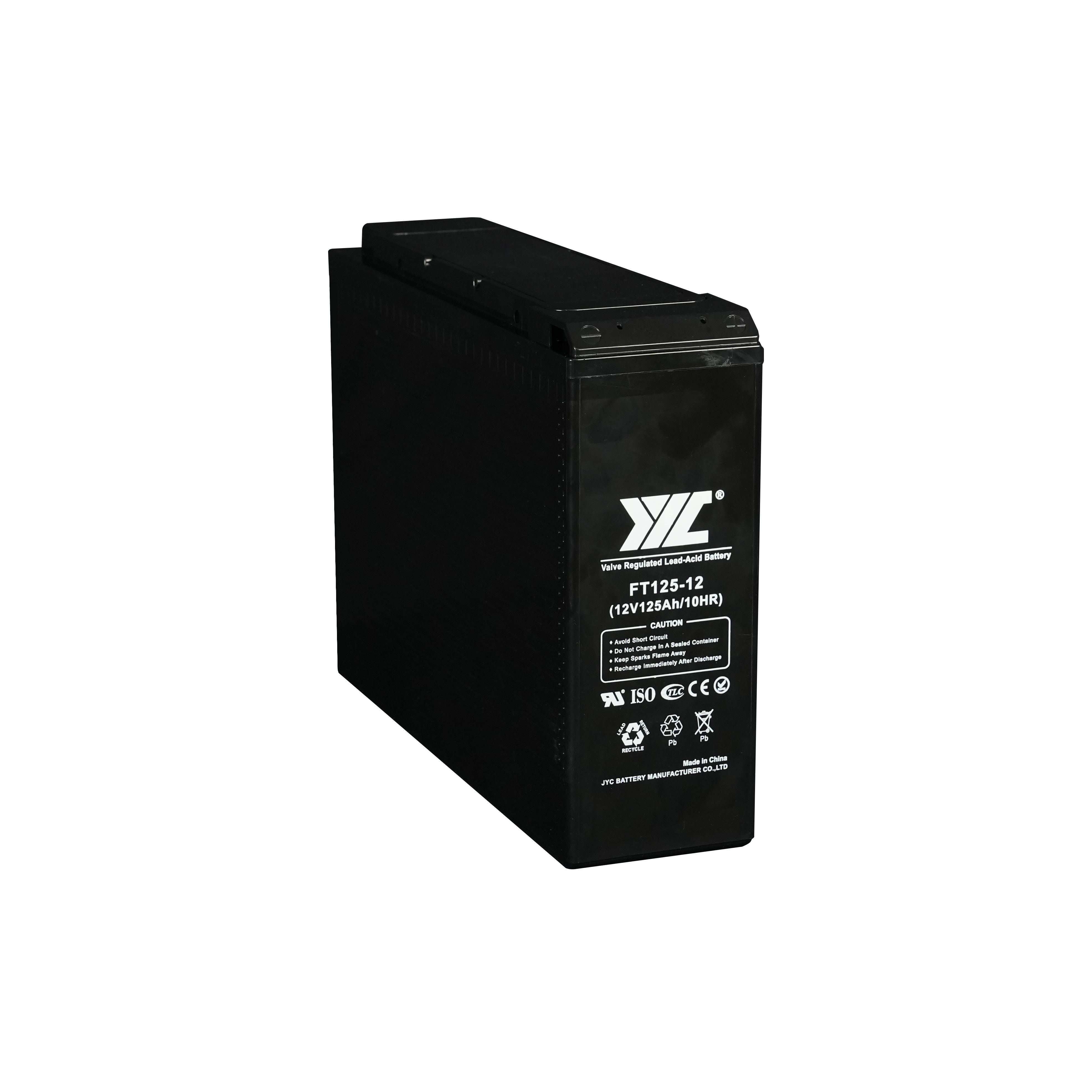 Maintenance Free Telecom Battery 12V 125AH Front Terminal Battery