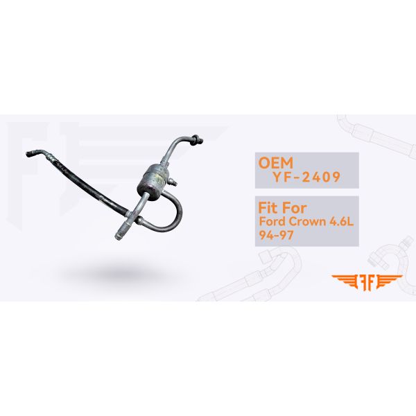 YF-2409 Tuberías de Aire Acondicionado Doble para Ford Crown 4.6L para 94-97
