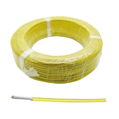 A prata chapeou a cor amarela plástica do flúor do fio do high temperature 18 Calibre de diâmetro de fios
